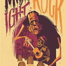 MIdnight Rock. Un projet de Art urbain, Créativité, Dessin, Direction artistique, Illustration traditionnelle, Illustration numérique et Illustration vectorielle de Pere Peña RIbas - 06.06.2018