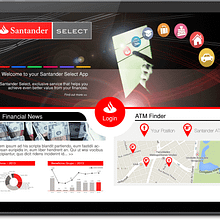 Santander Select App. Design gráfico projeto de Acme 66 Estudio Creativo - 06.07.2014