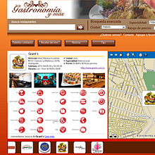 Gastronomía y más. Un projet de Design graphique, Webdesign , et UX / UI de Mangel Squin - 07.06.2018