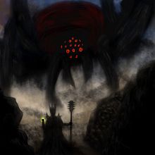 Ungoliant vs Morgoth. Un proyecto de Ilustración tradicional de ed_valcas - 07.06.2018