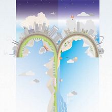 Ilustración vectorial "Mundos paralelos". Digital Illustration, and Vector Illustration project by Javier Jiménez - 09.23.2018