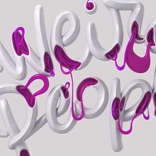 Weird People . 3D, Art Direction, and Lettering project by Zigor Samaniego - 06.07.2018