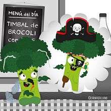 Brocoliti Ilustración personaje. Un progetto di Illustrazione vettoriale di Carina Galliano - 01.05.2018