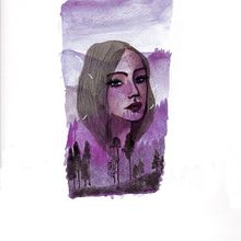 terrible enfant est devenue lynx. Un proyecto de Arte urbano, Bellas Artes, Ilustración tradicional, Ilustración digital, Pintura y Pintura a la acuarela de constanza quantin - 09.06.2018