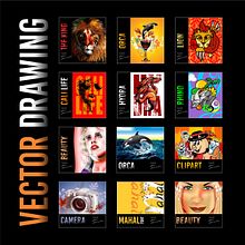 VECTOR IMAGES. Un progetto di Disegno, Design e Illustrazione vettoriale di John Hernandez - 09.06.2018