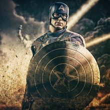 Capitán América | El Primer Vengador HT. Photograph, and Traditional illustration project by David Brat - 06.09.2018