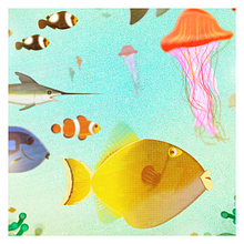 Facts Sealife. Un projet de Direction artistique, Illustration traditionnelle, Illustration vectorielle , et Animation de Capitoni - 10.06.2018