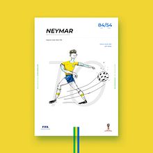 2018 FIFA World Cup Russia / Stars Collection. Graphic Design, and Traditional illustration project by Fran Pulido - 06.10.2018