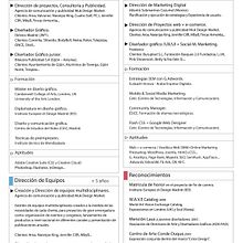 Un vistazo a mi CV.... Projekt z dziedziny Zarządzanie projektowaniem użytkownika Javier Palao Villa - 11.06.2018