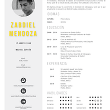 Currículum. 3D, 3D Modeling, and Game Design project by Zabdiel Mendoza - 06.11.2018