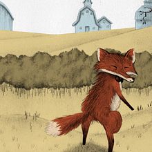 El Superzorro - Roald Dahl . % Ángela Curro tarafından hazırlanan Geleneksel illüstras, Ve on projesi - 06.12.2018