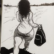5 - 10 mins. sketching. Comic, Drawing, and Traditional illustration project by Carlos Burgos - 06.12.2018