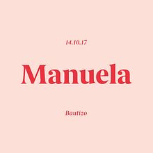 Manuela. Un proyecto de Dirección de arte, Diseño, Diseño gráfico y Packaging de Gema Pelegrín - 08.10.2017