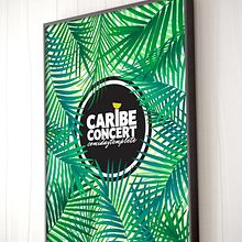 Caribe Concert. Poster Design, and Graphic Design project by Lina Troncone - 03.07.2015