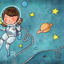 En el espacio. Un progetto di Illustrazione tradizionale di Lidia Terol - 13.06.2018