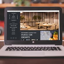 Restaurante Bella Lola Ein Projekt aus dem Bereich Webentwicklung, Design, Webdesign, Fotografie und Marketing von Paula Jiménez Carbó - 13.06.2018
