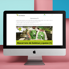 Club Inclucina Ein Projekt aus dem Bereich Webentwicklung und Design von Paula Jiménez Carbó - 13.06.2018