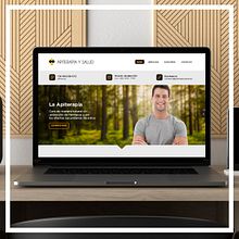 Diseño Web - Apiterapia y Salud. Design, Logo Design, and Web Design project by Marcela Londono - 06.14.2018