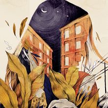 Portada "Tu nombre estaba en todas las ciudades". Rodolfo Serrano.. Editorial Design, and Traditional illustration project by Beatriz Ramo (Naranjalidad) - 06.15.2018