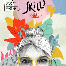 Art Skills. Poster Design, and Traditional illustration project by Beatriz Ramo (Naranjalidad) - 04.15.2018