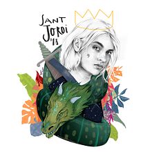 Sant Jordi para FNAC BCN. 2018.. Traditional illustration project by Beatriz Ramo (Naranjalidad) - 04.15.2018