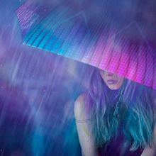 Cyberpunk2077 Crying Girl (Matte Painting) Edited by Blazgad. Un proyecto de Cine, Dirección de arte, Retoque fotográfico y Diseño de videojuegos de mikel_blazgad - 16.06.2018