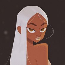 ''She could be a Kardashian, but that´s so simple...''. Drawing, Character Design, and Digital Illustration project by Erik Acacio - 06.17.2018