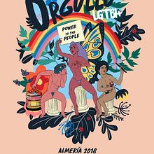 · POWER TO THE PEOPLE · #Pride2018! . Een project van  Creativiteit,  Ontwerp, Posterontwerp, Grafisch ontwerp, Traditionele illustratie y Digitale illustratie van Blood Brothers Creative - 19.06.2018