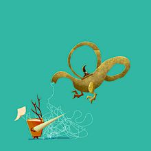 Té Cuento. Un proyecto de Diseño de personajes, Diseño editorial, Ilustración tradicional, Ilustración digital e Ilustración vectorial de David Luengo Torrejón - 20.06.2018