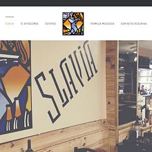 Restaurant Slavia. Un proyecto de Diseño Web de El estudio de Coco - 16.05.2018