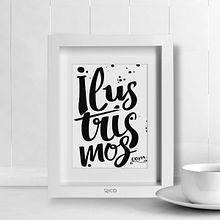 ilustrismos. Traditional illustration, and Lettering project by Joan Rico - 06.21.2018