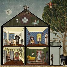 Casita de los horrores.  "Cariño ya estoy en casa". Un progetto di Collage, Scenografia e Illustrazione tradizionale di Vanesa Campanón Herrera - 21.06.2018