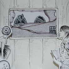 Stop Motion - Audiovisuales - Ilustración analógica ( Papel, bolígrafo y titna ).. Stop Motion project by Begoña Górriz - 06.22.2018