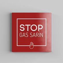 "STOP GAS SARIN" Elaboración de iconos y diseño de folleto divulgativo. Manual y desarrollo. Un proyecto de Diseño y Diseño editorial de Grethel Balladares - 24.06.2018