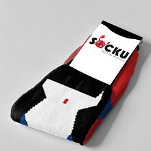 Diseño para calcetines Socku. Un proyecto de Diseño, Diseño de moda y Pattern Design de Grethel Balladares - 24.06.2018