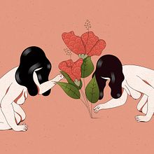 "Hibiscus" ©Hugo Giner 2018.. Un progetto di Belle arti, Design, Graphic design, Illustrazione tradizionale, Illustrazione digitale e Illustrazione vettoriale di Hugo Giner - 25.06.2018