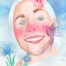 Alegría . Un proyecto de Bellas Artes, Dibujo, Diseño de personajes, Ilustración tradicional y Pintura de Guillermo Ferrer - 25.06.2018