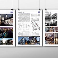 Arquitectura y Comunicación. Architecture, Br, ing, Identit, Poster Design, and Logo Design project by Paola Llantada - 12.12.2017
