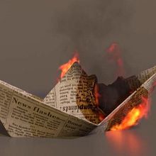 Burning Paper Boat. 3D Animation, and VFX project by Teresa Lozano Pastor - 06.26.2018