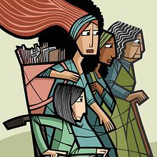 8th march. Women International day. GVA.. Un proyecto de Ilustración tradicional de Cristina Durán & Miguel Á. Giner Bou - 26.06.2018