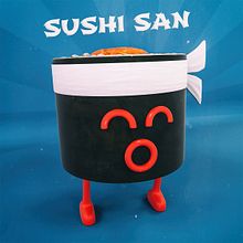 Sushi San. 3D, and Character Design project by Roberto Corella García - 06.26.2018