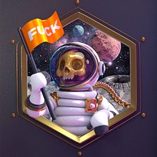 SKULL SPACE FUCK. 3D, and Character Animation project by Adrián Andújar - 06.27.2018