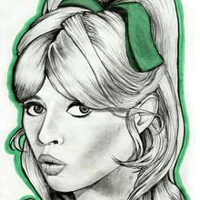 Classic Beauties. Un projet de Beaux Arts, Dessin, Dessin au cra, on et Illustration traditionnelle de Beatriz López Albir - 27.06.2018