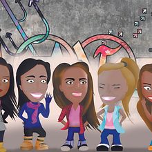 Amistad. Drawing, Pencil Drawing, Design, Character Design, Traditional illustration, Digital Illustration, and Vector Illustration project by Alicia Ferreyra - 07.20.2017