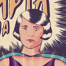 Olimpia Valencia - Principia Magazine #7. Fine Arts, Editorial Design, Traditional illustration, and Digital Illustration project by Cristina Jiménez - 06.30.2018