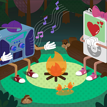 Proyecto final: Balada Retro. Creativit, Digital Illustration, and Vector Illustration project by Diego Baeza Pineda - 06.30.2018