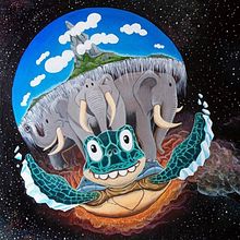 FanArt sobre el universo "MUNDODISCO" de TerryPratchett. Drawing, and Traditional illustration project by Jesús Romero - 05.06.2018