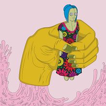 Oaxaca . Ilustrație tradițională de Miguel Carbot - 06.18.2018