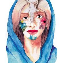 Mi Proyecto del curso: Retrato ilustrado en acuarela. Watercolor Painting project by Esther Amorós - 07.02.2018
