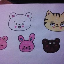 Mi Proyecto del curso: Diseño de personajes estilo kawaii. Fine Arts, Drawing, Character Design, and Traditional illustration project by Nelly Talayer - 07.10.2018